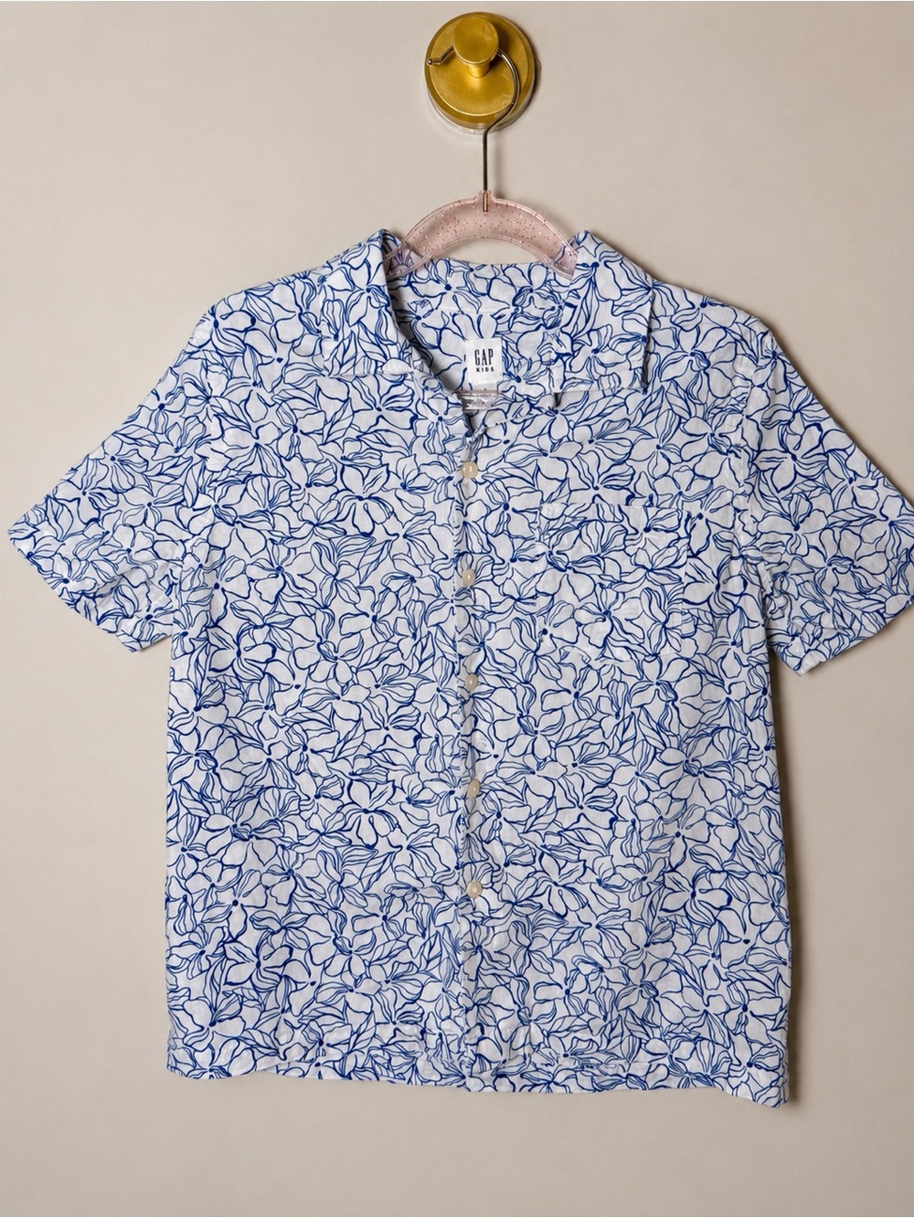 NWOT: Gap Kids Boys Poplin Vacay Shirt | Size: S (6-7